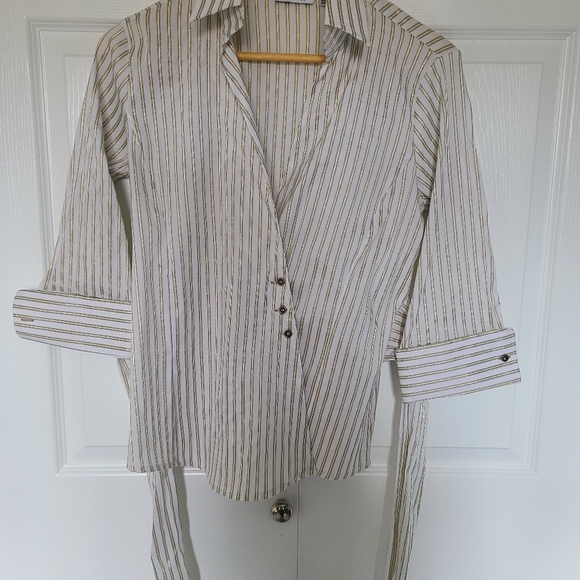 ZARA Wrap Blouse - Picture 3 of 10